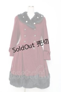 ALICE and the PIRATES / レディーパールファーコート  ワイン Y-25-12-05-139-PA-CO-SZ-ZY