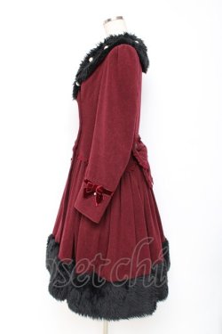 画像2: ALICE and the PIRATES / レディーパールファーコート  ワイン Y-25-12-05-139-PA-CO-SZ-ZY