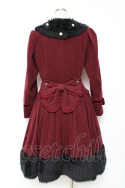 画像3: ALICE and the PIRATES / レディーパールファーコート  ワイン Y-25-12-05-139-PA-CO-SZ-ZY