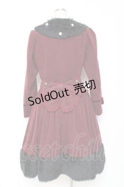 画像3: ALICE and the PIRATES / レディーパールファーコート  ワイン Y-25-12-05-139-PA-CO-SZ-ZY