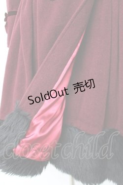 画像5: ALICE and the PIRATES / レディーパールファーコート  ワイン Y-25-12-05-139-PA-CO-SZ-ZY