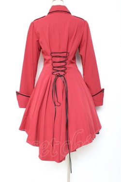 画像2: ATELIER BOZ / ケリーディーンジャケットワンピース  ワイン Y-25-12-05-140-EL-OP-SZ-ZY