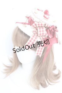 Hoshibako Works / ホイップクリームホールケーキ カクテルハット   Y-25-12-05-025-LO-AC-SZ-ZY