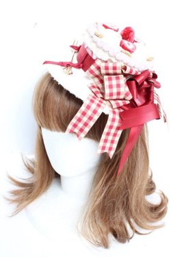 画像1: Hoshibako Works / ホイップクリームホールケーキ カクテルハット   Y-25-12-05-025-LO-AC-SZ-ZY