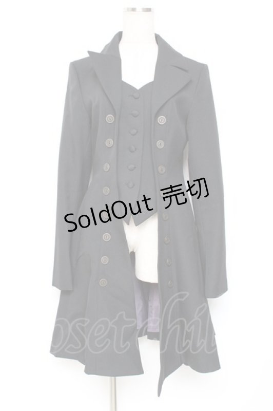 画像1: ATELIER BOZ / ローランドジャケット  黒 Y-25-12-05-141-EL-CO-SZ-ZI (1)