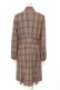 画像2: The Gabriel Chelsea / プリーツチェック柄コート  ブラウン Y-25-12-05-143-LO-CO-SZ-ZY (2)