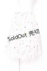 Franche Lippee / 風船柄タックスカート M ベージュ Y-25-12-05-149-LO-SK-SZ-ZY