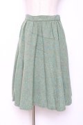 Jane Marple / ミドル丈スカート  グリーン Y-25-12-05-157-JM-PA-SZ-ZY
