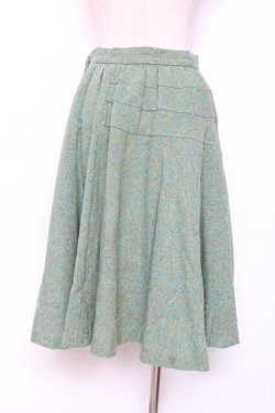 画像2: Jane Marple / ミドル丈スカート  グリーン Y-25-12-05-157-JM-PA-SZ-ZY