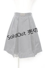 axes femme / ベルト付きレース切替スカート M 黒 Y-25-12-05-159-AX-SK-SZ-ZI