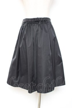 画像2: axes femme / ベルト付きレース切替スカート M 黒 Y-25-12-05-159-AX-SK-SZ-ZY