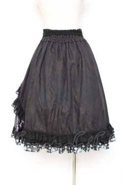 画像2: Lumiebre / カテドラルローズスカート  黒 Y-25-12-05-161-LO-CO-SZ-ZY