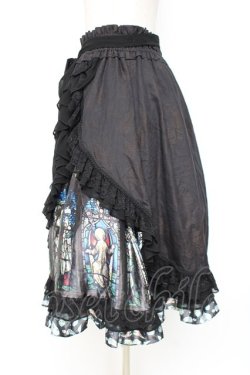 画像3: Lumiebre / カテドラルローズスカート  黒 Y-25-12-05-161-LO-CO-SZ-ZY