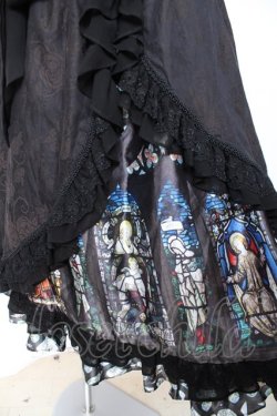 画像4: Lumiebre / カテドラルローズスカート  黒 Y-25-12-05-161-LO-CO-SZ-ZY