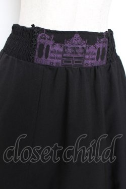 画像3: OZZ ANGELO / アイアンゲート柄リバーシブルスカート  黒×紫 Y-25-12-05-162-OO-SK-SZ-ZY