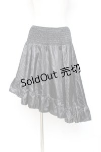 Ozz oneste / リバーシブルフィッシュテールスカート  黒 Y-25-12-05-163-OO-SK-SZ-ZY