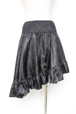 画像2: Ozz oneste / リバーシブルフィッシュテールスカート  黒 Y-25-12-05-163-OO-SK-SZ-ZY