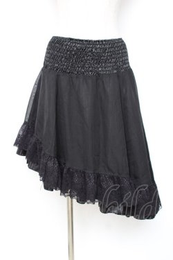 画像3: Ozz oneste / リバーシブルフィッシュテールスカート  黒 Y-25-12-05-163-OO-SK-SZ-ZY