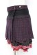 画像2: Ozz Croce / チェック柄裾プリーツスカート  赤×黒 Y-25-12-05-164-OO-SK-SZ-ZY (2)