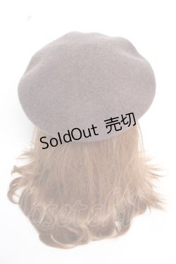 画像3: m petit by misako / AMミニリボンバスクベレー  ブラウン Y-25-12-05-027-LO-AC-SZ-ZY