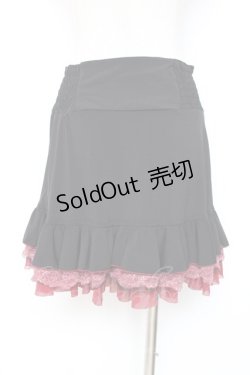 画像6: Ozz Croce / チェック柄裾プリーツスカート  赤×黒 Y-25-12-05-164-OO-SK-SZ-ZY