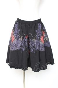 Ozz oneste / ボリュームリバーシブルスカート  黒 Y-25-12-05-165-OO-SK-SZ-ZS