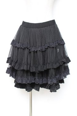 画像4: Ozz oneste / ボリュームリバーシブルスカート  黒 Y-25-12-05-165-OO-SK-SZ-ZY