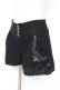 画像2: Ozz oneste / 百合刺繍ショートパンツ  黒×紫 Y-25-12-05-167-OO-PA-SZ-ZY (2)