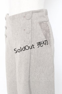 画像2: axes femme / ツイードワイドパンツ  ブラウン Y-25-12-05-169-AX-PA-SZ-ZI