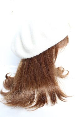 画像4: m petit by misako / AMミニリボンバスクベレー  生成り Y-25-12-05-029-LO-AC-SZ-ZY