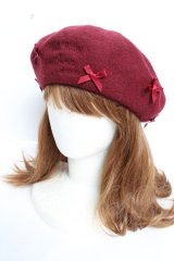 m petit by misako / サンリオキャラクターズコラボベレー  ワイン Y-25-12-05-030-LO-AC-SZ-ZY