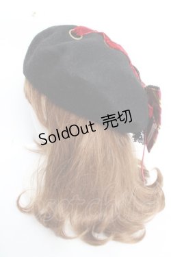 画像3: ATELIER PIERROT / ハリー・ポッターリボンブローチ付きレースアップベレー帽  グリフィンドール Y-25-12-05-032-EL-ZA-SZ-ZY