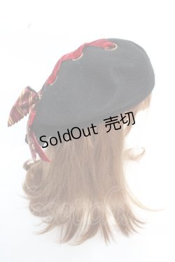 画像4: ATELIER PIERROT / ハリー・ポッターリボンブローチ付きレースアップベレー帽  グリフィンドール Y-25-12-05-032-EL-ZA-SZ-ZY