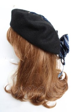 画像3: ATELIER PIERROT / ハリー・ポッターリボンブローチ付きレースアップベレー帽  レイブンクロー（ブルー） Y-25-12-05-034-EL-ZA-KB-ZY