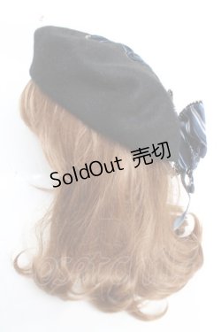 画像3: ATELIER PIERROT / ハリー・ポッターリボンブローチ付きレースアップベレー帽  レイブンクロー（ブルー） Y-25-12-05-034-EL-ZA-KB-ZY