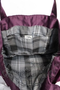 画像4: Maison de FLEUR / ダブルリボントートバッグ  パープル Y-25-12-05-037-LO-BG-SZ-ZY