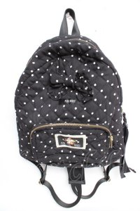 PINK HOUSE / 水玉リボンリュック  黒 Y-25-12-05-038-LO-BG-SZ-ZY