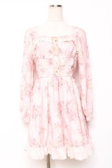 LIZ LISA / ブーケ花柄ワンピース 0 ピンク Y-25-12-08-023-LO-OP-SZ-ZY