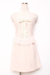 LIZ LISA / 配色ジャンスカ 0 ピンク Y-25-12-08-024-LO-OP-SZ-ZY