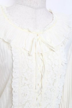 画像3: LIZ LISA / レース使いテレコトップス 0 生成り Y-25-12-08-025-LO-TO-SZ-ZY