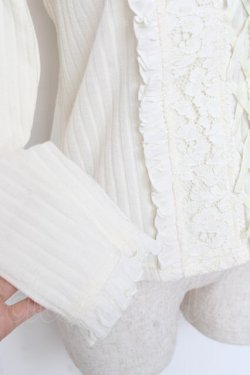 画像4: LIZ LISA / レース使いテレコトップス 0 生成り Y-25-12-08-025-LO-TO-SZ-ZY