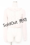 LIZ LISA / レース×フラワーモチーフニットカーディガン 0 ピンク Y-25-12-08-028-LO-TO-SZ-ZY
