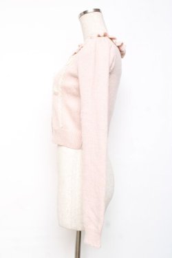 画像2: LIZ LISA / レース×フラワーモチーフニットカーディガン 0 ピンク Y-25-12-08-028-LO-TO-SZ-ZY