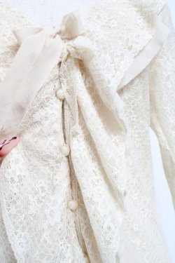 画像5: INGEBORG / フリル総レースブラウス  キナリ Y-25-12-08-004-LO-BL-SZ-ZY