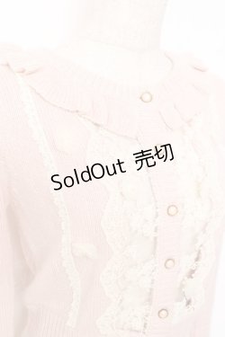 画像4: LIZ LISA / レース×フラワーモチーフニットカーディガン 0 ピンク Y-25-12-08-028-LO-TO-SZ-ZY