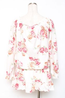 画像3: LIZ LISA / バラ起毛オフショルミニワンピ 0 オフ白 Y-25-12-08-029-LO-OP-SZ-ZY