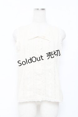 画像1: INGEBORG / ピンタックノースリブラウス  キナリ Y-25-12-08-005-LO-BL-SZ-ZT0215P