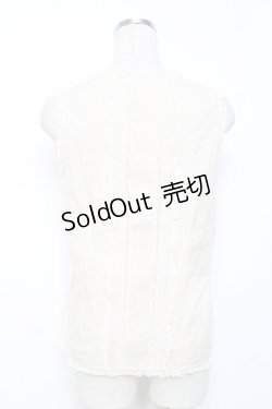 画像2: INGEBORG / ピンタックノースリブラウス  キナリ Y-25-12-08-005-LO-BL-SZ-ZT0215P