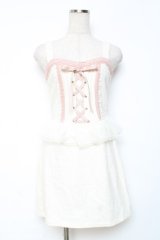 LIZ LISA / 配色ジャンスカ 0 オフ白 Y-25-12-08-032-LO-OP-SZ-ZY