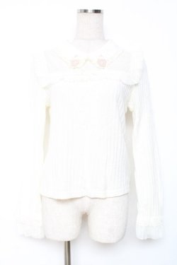 画像1: LIZ LISA / パフュームボトルリブトップス 0 アイボリー Y-25-12-08-033-LO-TO-SZ-ZY